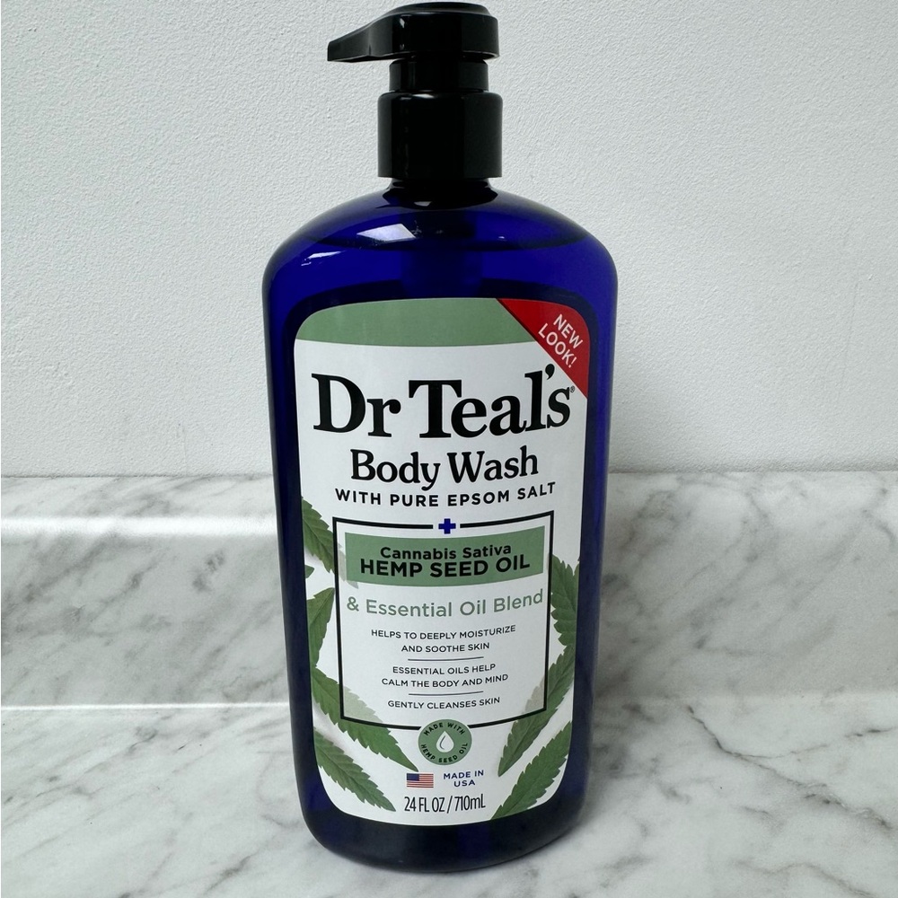 Dr. Teal's Cannabis Sativa Hemp Seed Oil Body Wash - New